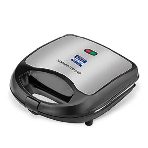 KENT 16024 Sandwich Maker 700 Watts | Non-Toxic Ceramic Coating Plate | Handle with Lock | Automatic Cut OFF | 4 Slice…