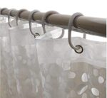 Kuber Industries PVC Shower/AC Curtain|Water Proof Transparent Curtain|Eyelet Rings, Curtain 9 Feet (White)