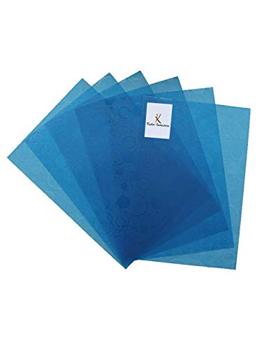 Blue Multipurpose PVC Fridge Mats/Drawer Mats Circle Design