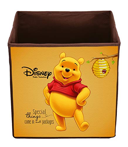Kuber Industries Storage Box|Toy Box Storage For Kids|Foldable Storage Box| Disney Winnie The Pooh Print|Easily…
