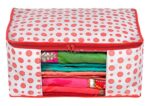 Kuber Industries Saree Covers With Zip|Saree Covers For Storage|Saree Packing Covers For Wedding|Pack of 10 (Blue & Pink…