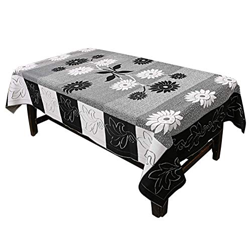Kuber Industries Flower Design Cotton 5 Seater Sofa Cover with 6 Pieces Arms Cover and 1 Center Table Cover Use Both…