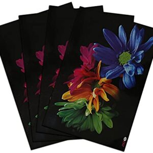 Kuber-Industries-Flower-Printed-PVC-Waterproof-Oil-Proof-Easy-to-Clean-Placemats-Table-Mats-for-Dining-Set-of-4-Multicolour-HS43KUBMART26104-Standard-0