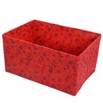 Kuber Industries Storage Box|Toy Box Storage For Kids|Foldable Storage Box|Pack of 4 (Blue & Red)
