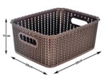 Kuber Industries Multipurposes Large M 20 Plastic Basket, Organizer For Kitchen, Countertops, Cabinets, Bathrooms…