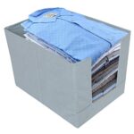 Kuber Industries Non-Woven Shirt Stacker/Clothes Organizer|Solid Color & Foldable Non Woven Material|Closet & Wardrobe…
