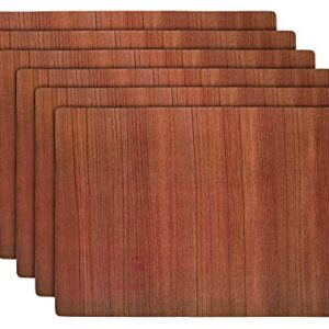 Kuber-Industries-Placemats-Table-Mats-PVC-Washable-Place-Mats-for-Dining-Kitchen-Restaurant-Table-Set-of-6-LiningBrown-Standard-HS37KUBMART020140-0