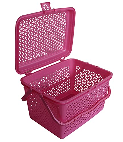 KUBER INDUSTRIES Plastic Plastic Trendy Shopping Storage Basket