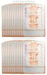 Kuber Industries Printed 24 Piece Non Woven Hanging Saree Cover Wardrobe Organiser (Brown) -CTKTC38939