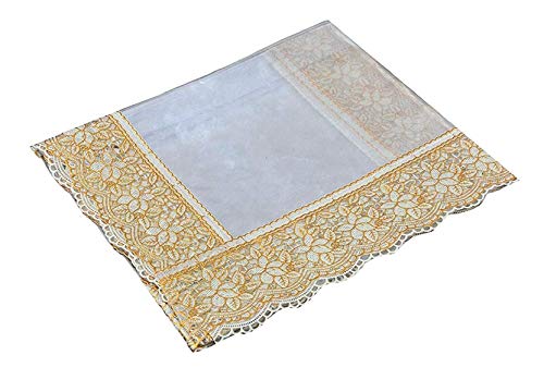 Kuber Industries Transparent Table Cloth|Center Table Cover|Round Table Cover|Table Cover 4 Seater|