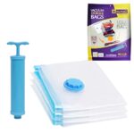 Vacuum Small Vacuum Storage Bags With Manual Pump For Clothes And