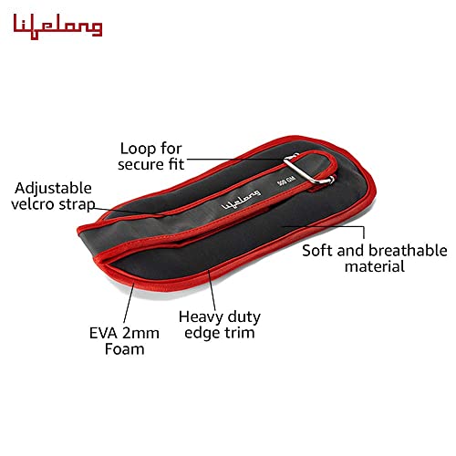 Lifelong Adjustable Ankle Weight for Running, Jogging, Cycling, for Both Men and Women, 0.5kg -4Kg; Adjustable Weights…