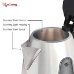 Lifelong LLEKBT01 Electric Kettle 1.5 Litre 1500W for Boiling Water, Soup with Leak proof 750 ML Stainless Steel Bottle…