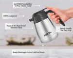 Milton Carafe 600 Thermosteel Hot or Cold Flask, 600 ml, Silver