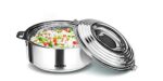 Milton Galaxia 1500 Insulated Stainless Steel Casserole, 2090 ml, Silver