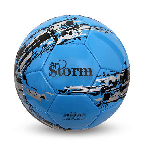 Nivia 1047 Snow Storm Machine Stitched Football, Size 5 (Yellow)