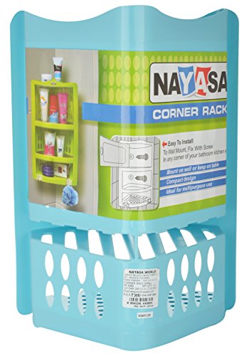 Nayasa Plastic Corner Rack (Blue)