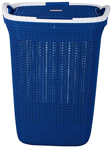 Nayasa Rope Multipurpose Plastic Laundry Basket - (Small) Dark Brown