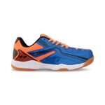 Nivia Men's Battledore Badminton Shoe for Mens (Blue/Orange) UK - 10