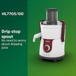 PHILIPS Viva HL7705/00 700-Watt Juicer Mixer Grinder, Pistil Red, Standard