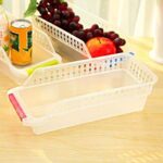 Primelife Fridge Storage Basket Fridge Storage Rack Plastic Fridge Space Saver Food Organizer Tray Set of 4 Pcs Honest…