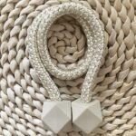 RAMCHA Hexa Polyester and Magnet Curtain Tiebacks Drapery Holdbacks Binding Tie Band for Living Room Decoration, Medium…