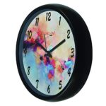 RANDOM 12-inch Plastic & Glass Decorative Wall Clocks for Home,Living Room, Lobby, Kitchen, Plastic Analog Stylish Wall…