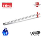 Ritu R-5 Jumbo Stainless Steel Regular Gas Lighter, (Color may vary)