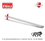 Ritu R-5 Jumbo Stainless Steel Regular Gas Lighter, (Color may vary)