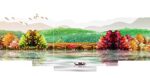 SAF Set of 5 Nature scenery UV Textured Home Decorative Gift Item large Panel Painting 42 Inch X 18 Inch SANFPNL31146