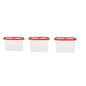 SIMPARTE 360° Stackable BPA-Free Modular Design Air Tight Kitchen Storage Container Set for Rice | Dal | Atta | Flour…