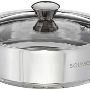 Amazon Brand - Solimo Stainless Steel Insulated Roti Server, 1.1 Litres