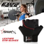 StarX GG-LN-700 Neoprene and Lycra Gym / Exercise_and_Fitness Gloves, Black