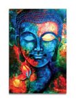 Tamatina God Buddha Wall Poster - Blue Buddha | HD Quality | Large Size Poster | Wall Poster for Home Decor, Living Room…