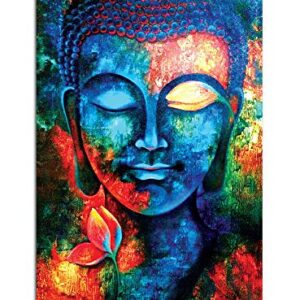 Tamatina-God-Buddha-Wall-Poster-Blue-Buddha-HD-Quality-Large-Size-Poster-36-x-24-inches92-x-61-cms-0