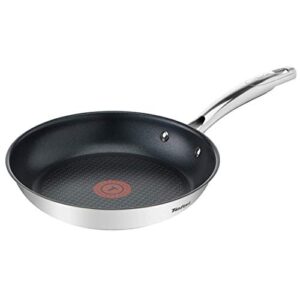 Tefal Stainless Steel Duetto Plus Fry Pan (Silver, 28 cm)