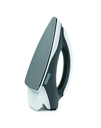 Usha Aurora 1000 W Dry Iron with Innovative Tail Light Indicator, Weilburger Soleplate (White & Grey)