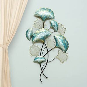 vedas Aziza Ginko Leaf Wall Decor ative Hanging & Mounted Art Sculpture (Size 26 x 40 inches)