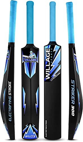 Willage Cricket Bats, Plastic bat, Plastic bat Cricket Full Size, Plastic bat Full Size, Cricket Bat (6X Power Shot)