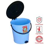 Wonder Plastic Prime Ultra Pedal Dustbin Set for Home/Kitchen/Office, 1 Pc Dustbin 12 LTR, Blue Color, Made in India