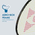 YONEX Smash Badminton Racquet (G4, 73 Grams, 28 lbs Tension)