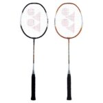 Yonex ZR 100 Light Aluminium Badminton Racquet with Full Cover, Set of 2 | Made in India
