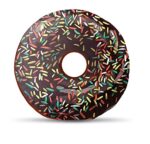 sleep nature's Donut/Doughnut Cushion/Pillow | Velvet Fabric|Birthday Gifts | Soft Toys | Suitable for Wheelchair, Car…