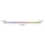 Wipro Smart Wi-Fi 20W CCT+RGB LED Batten | 16 Million Colours | White Tunable | Dimmable | Scheduling | Scene Creation…