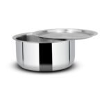 ORANGE TRIPLY TOPE 200mm (3.5 Ltr) WITH S.S LID