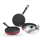 Lifelong Trio Non-Stick 3-Piece Cookware Set (Induction&Gas Compatible)