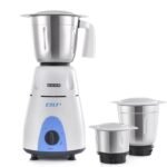 Usha Colt Plus Mg 3772 750-Watt Copper Motor Mixer Grinder With 3 Jars (White/Blue)