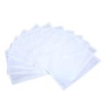 Kuber Industries 12 Piece Cotton Saree Cover Set, White, Standard (Kispw06)