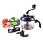 Wonderchef Turbo Plastic Food Processor, Black