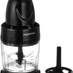 AMAZON BASICS 300WELECTRIC CHOPPER,4-LEAF RUST-RESISTANT BLADES& L